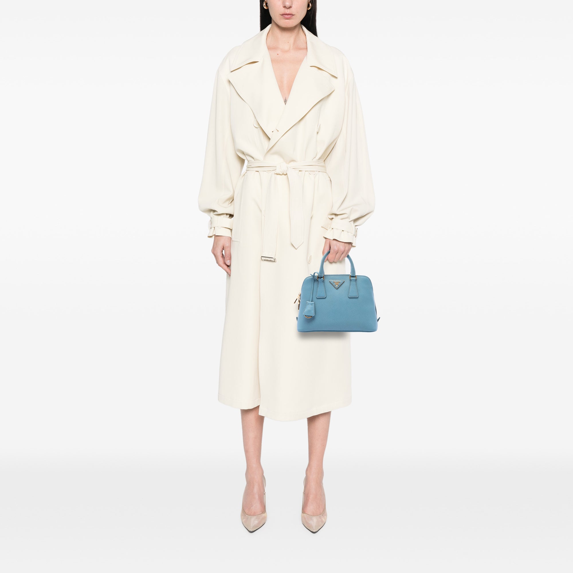 Small Saffiano Lux Promenade Satchel - Image 6