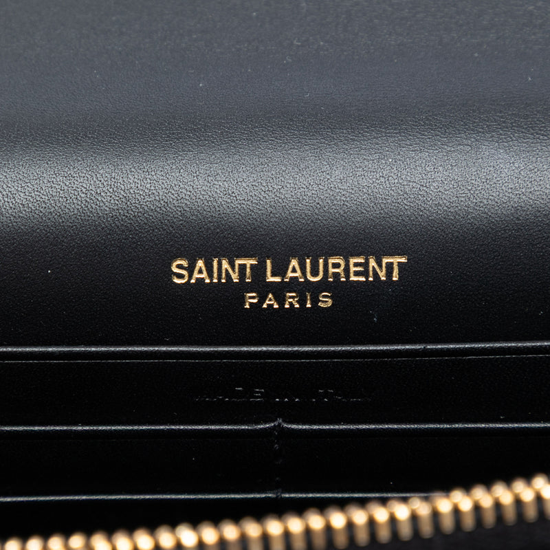 Smooth Calfskin Monogram Kate Bicolor Tassel Wallet On Strap - Image 5