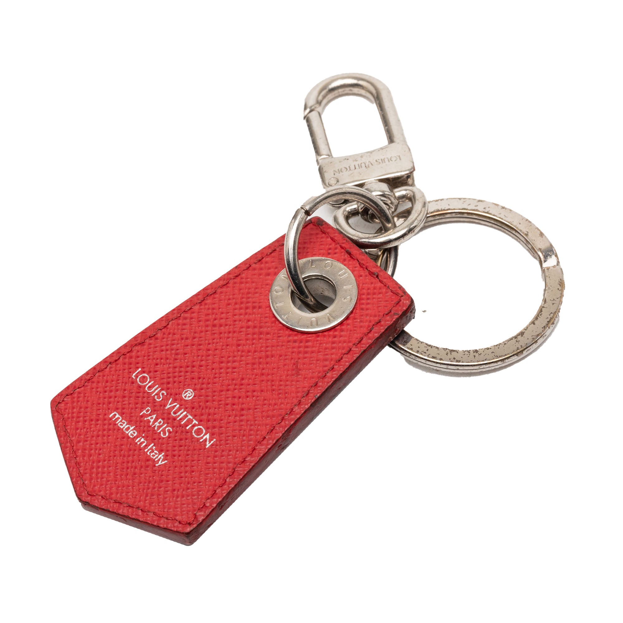 Damier Graphite Alps Enchappe Bag Charm and Key Holder - Image 2