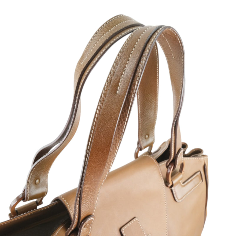 Leather Gancini Tote - Image 10