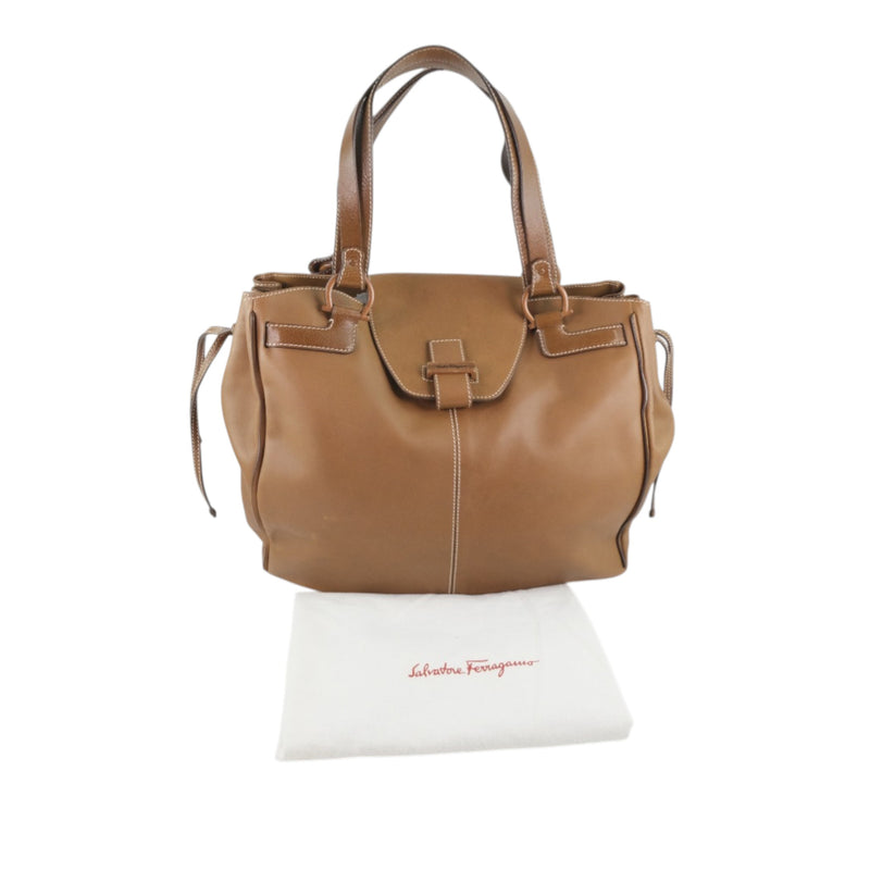 Leather Gancini Tote - Image 11