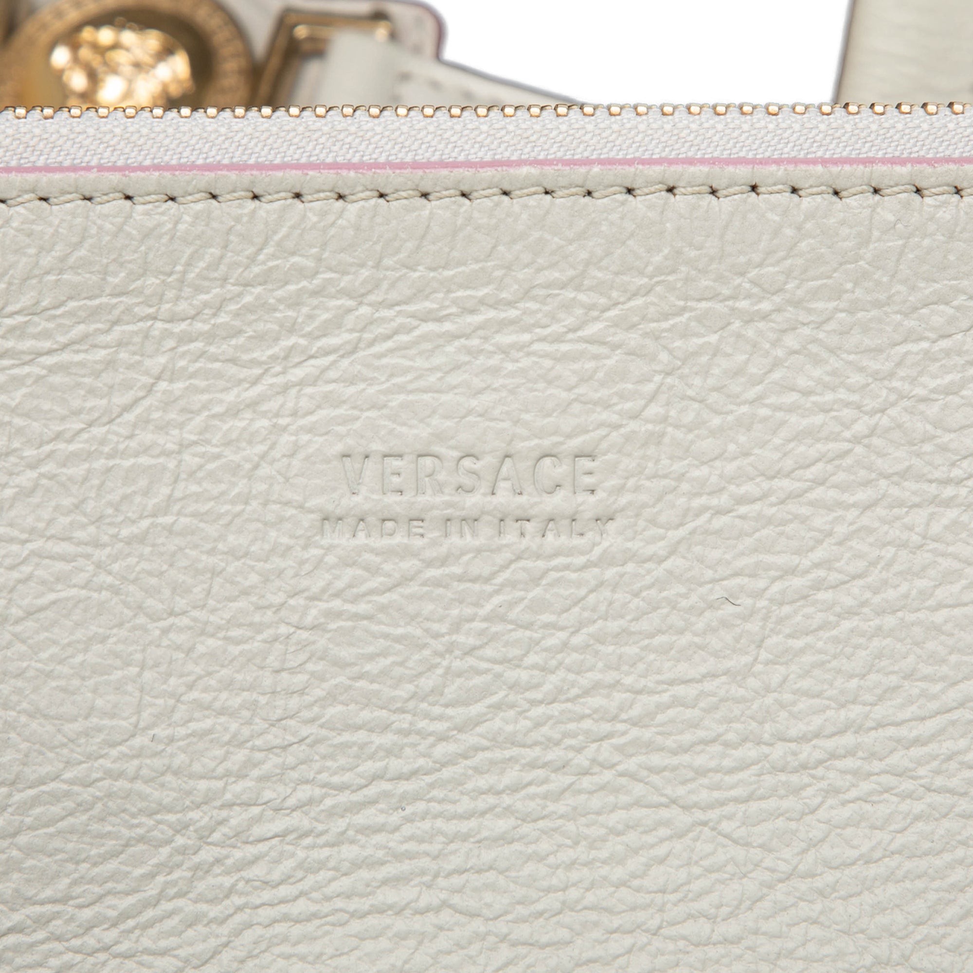 Suede and Goatskin Signature Satchel - Image 5