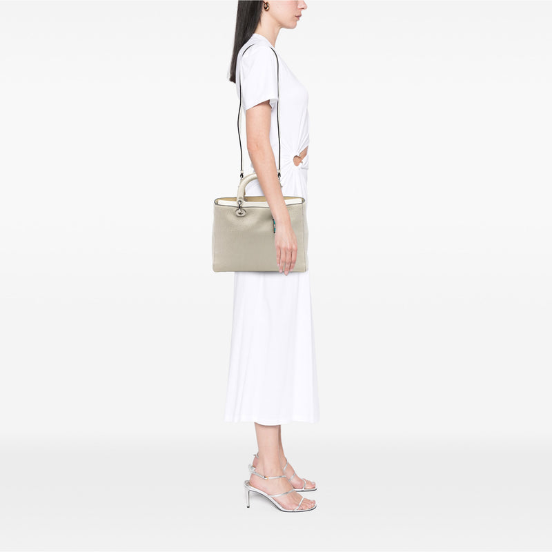 Large Canyon Grained Lambskin Lady Dior - Image 6