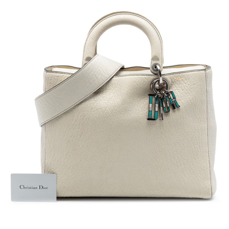 Large Canyon Grained Lambskin Lady Dior - Image 7