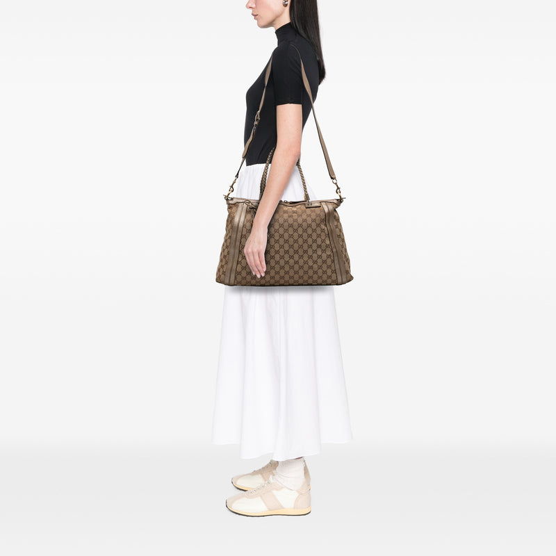 GG Canvas Bella Convertible Tote - Image 13