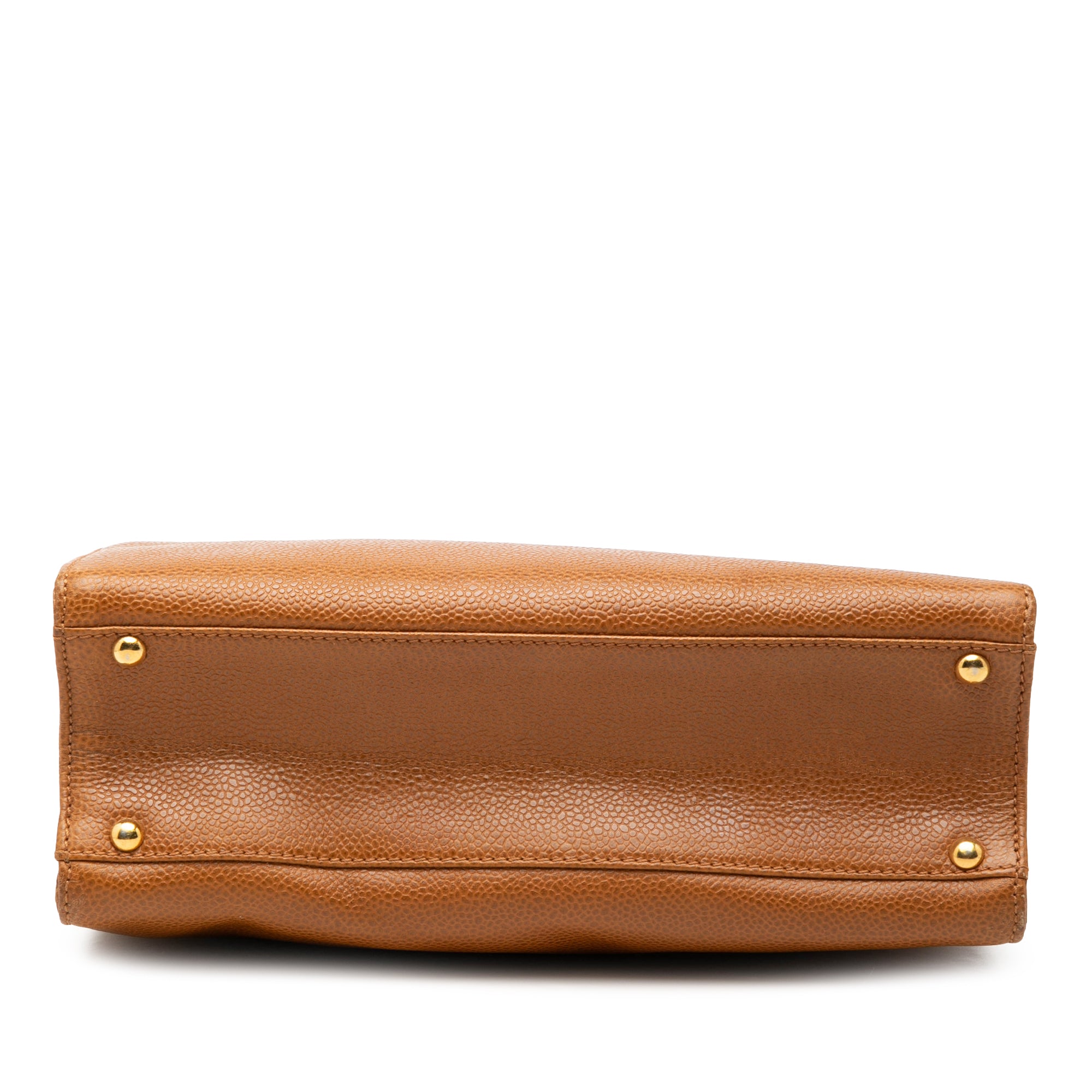 CC Caviar Chain Turn Lock Tote - Image 3
