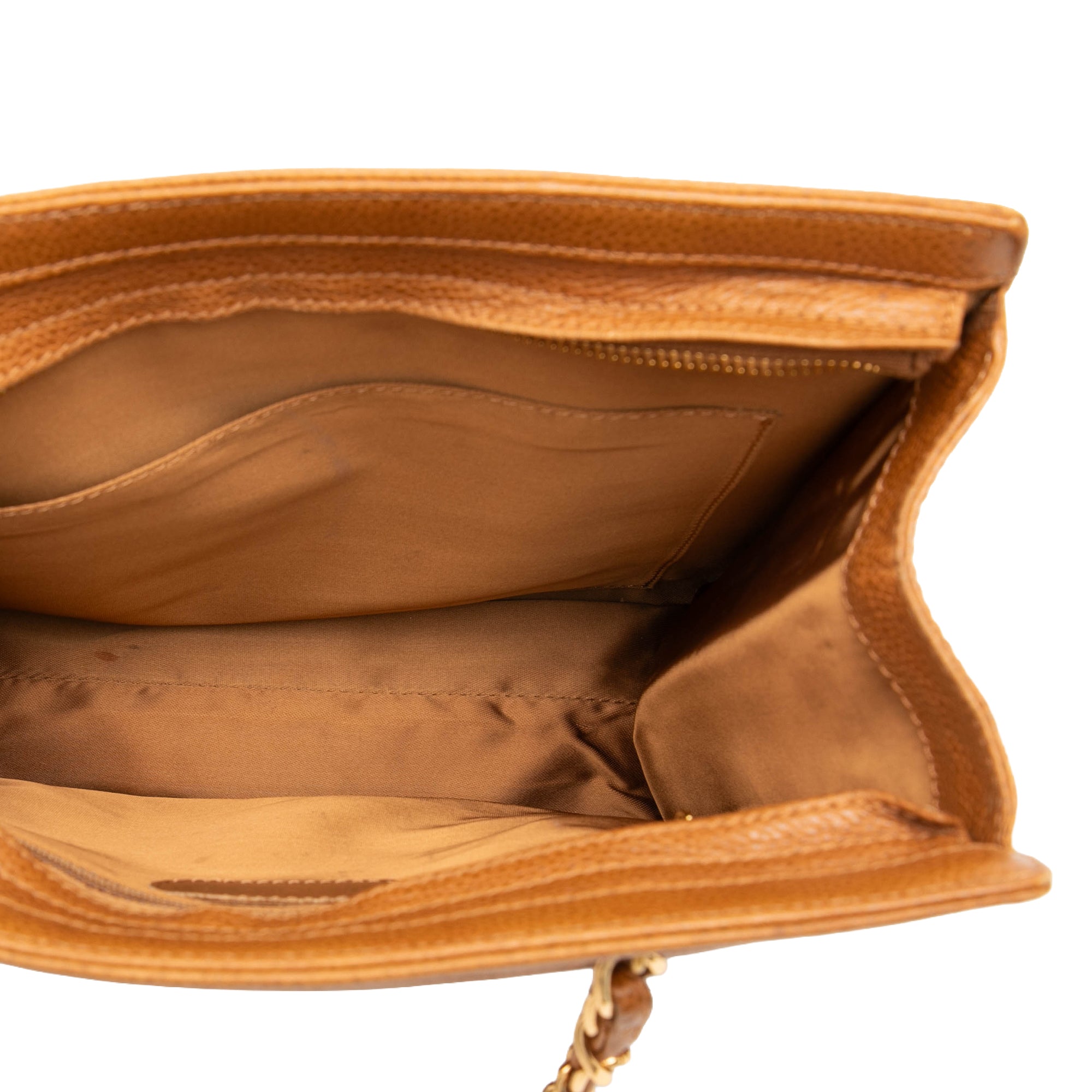 CC Caviar Chain Turn Lock Tote - Image 4