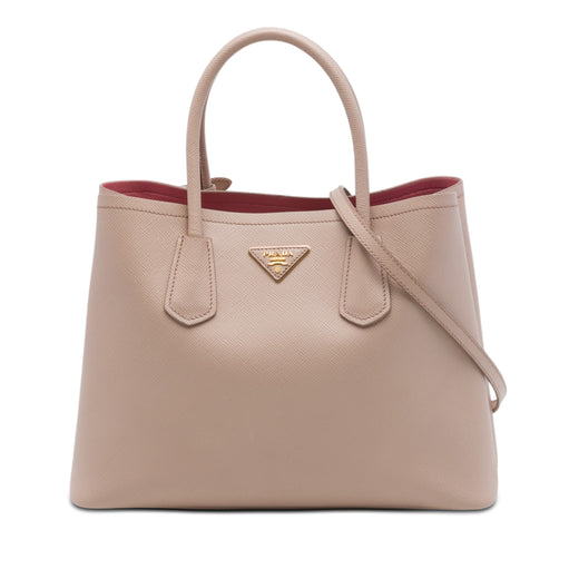 Medium Saffiano Cuir Double Satchel - Image 1