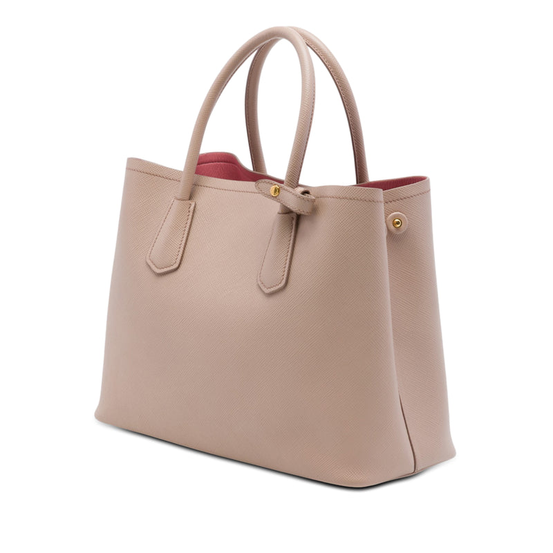 Medium Saffiano Cuir Double Satchel - Image 2
