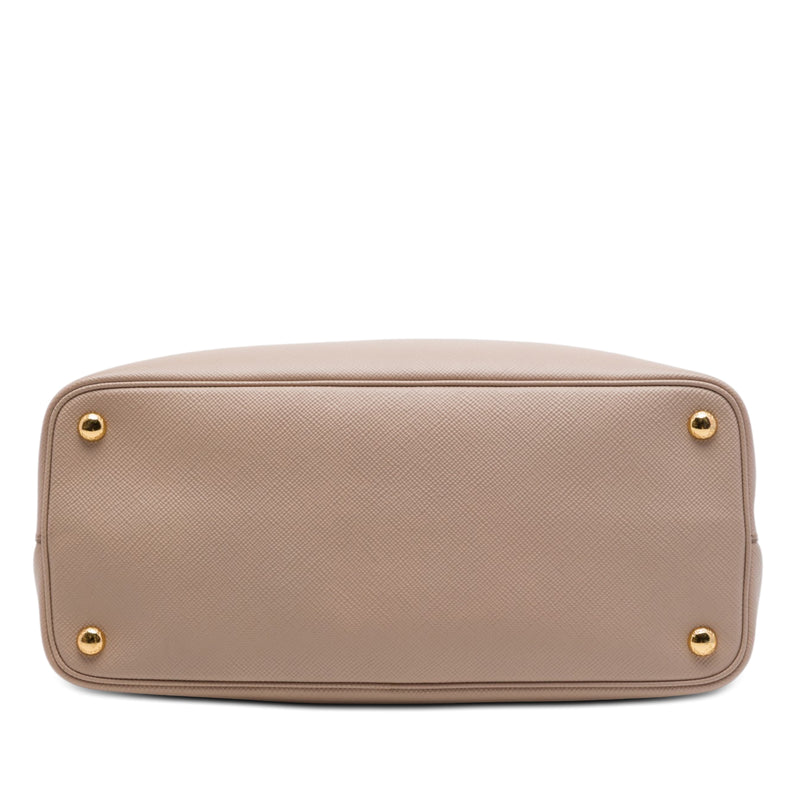 Medium Saffiano Cuir Double Satchel - Image 3