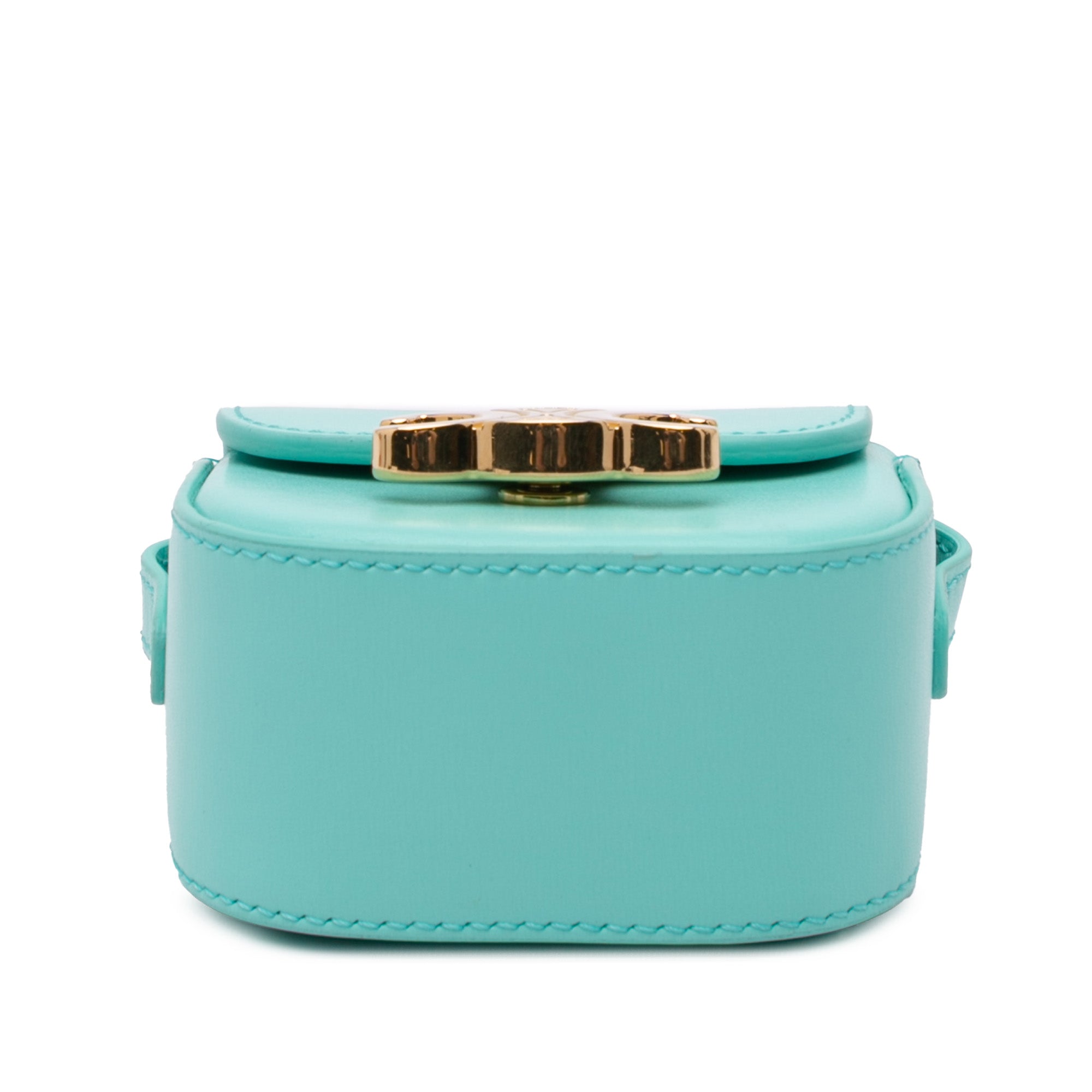 Leather Triomphe AirPods Case with Strap - Image 3