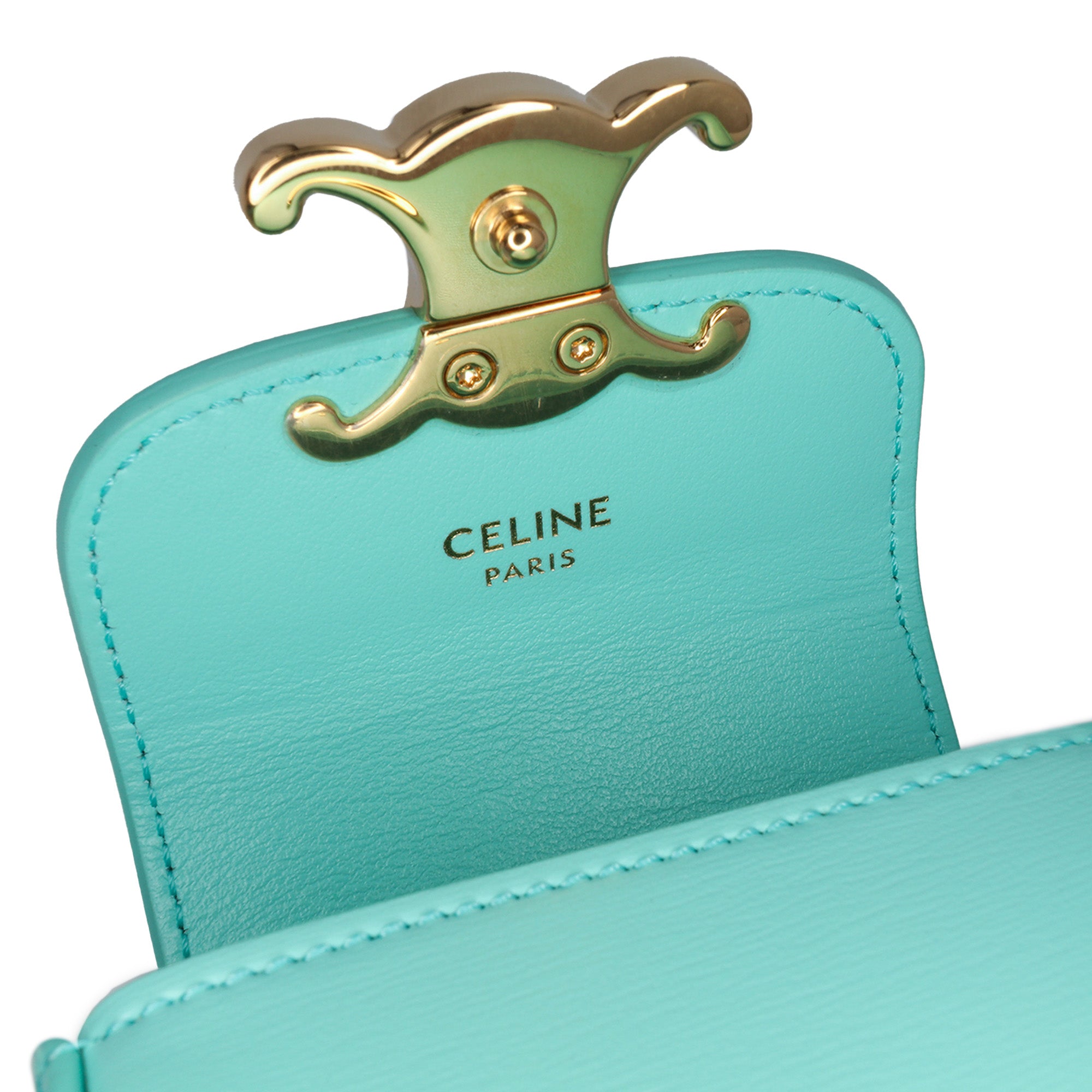Leather Triomphe AirPods Case with Strap - Image 5