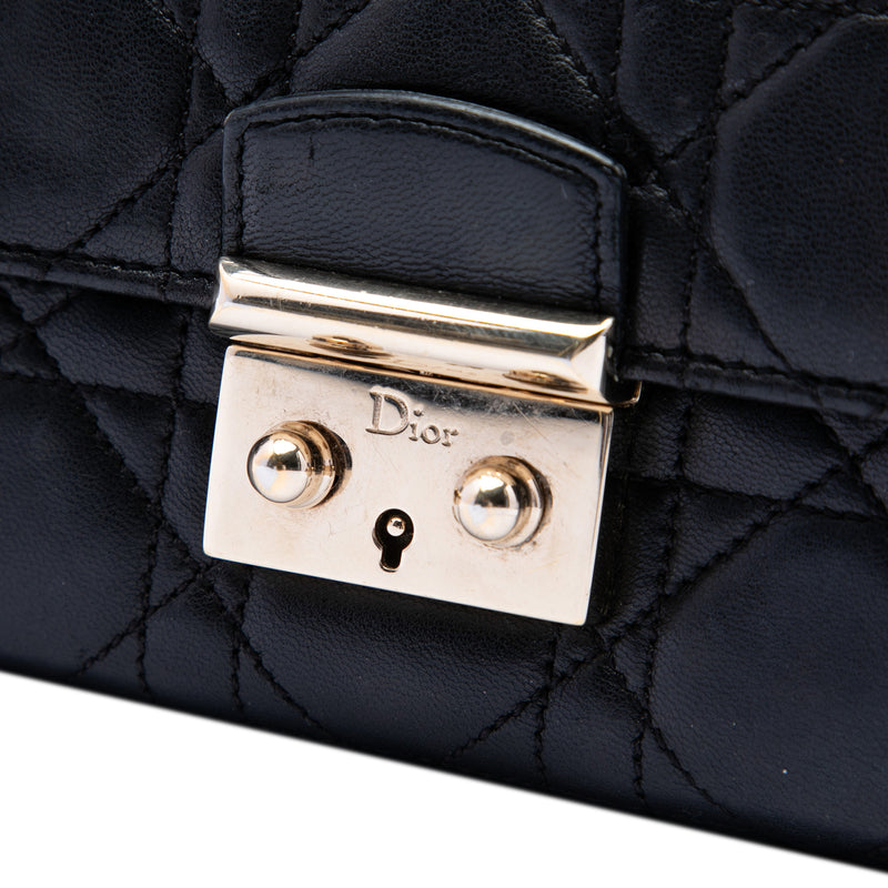 Lambskin Cannage Miss Dior Promenade Wallet on Chain - Image 5