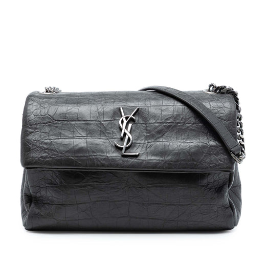 Medium Croc Embossed Calfskin Monogram West Hollywood Crossbody - Image 1