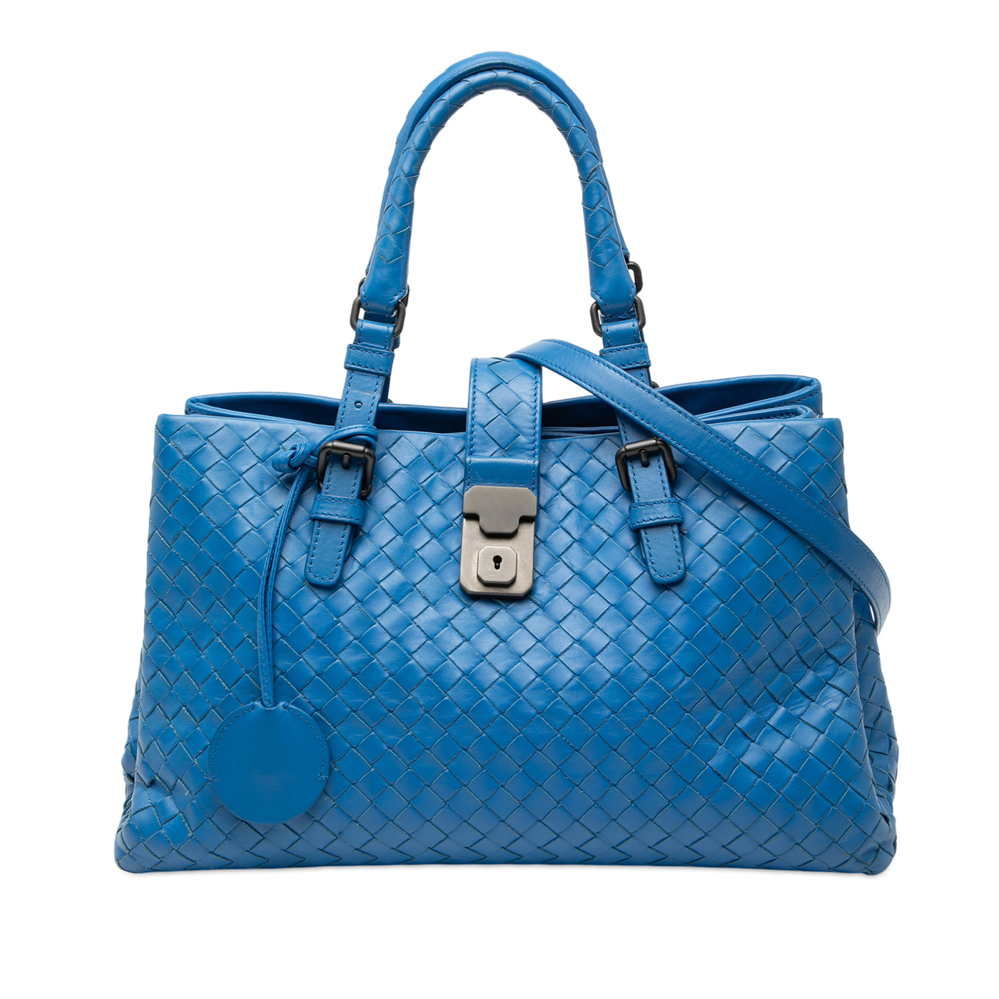 Small Nappa Intrecciato Roma Satchel - Image 1