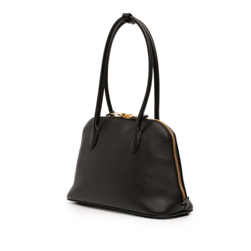 Softy Calfskin Embossed Logo Shoulder Bag - Image 2