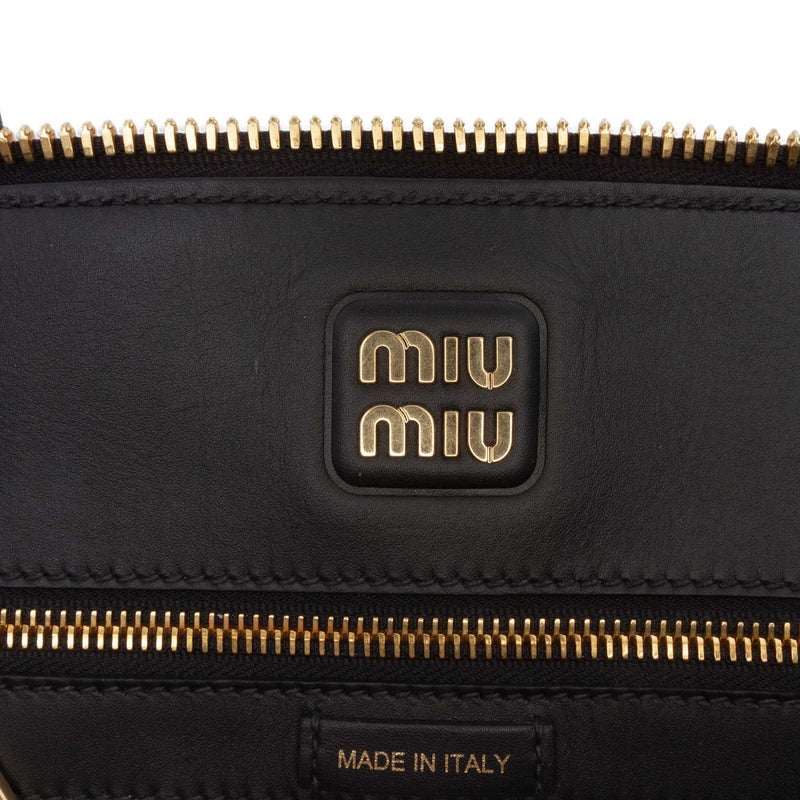 Softy Calfskin Embossed Logo Shoulder Bag - Image 5