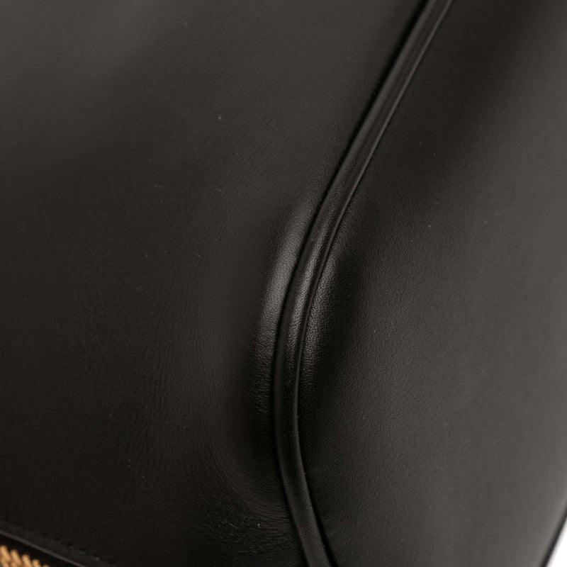 Softy Calfskin Embossed Logo Shoulder Bag - Image 8