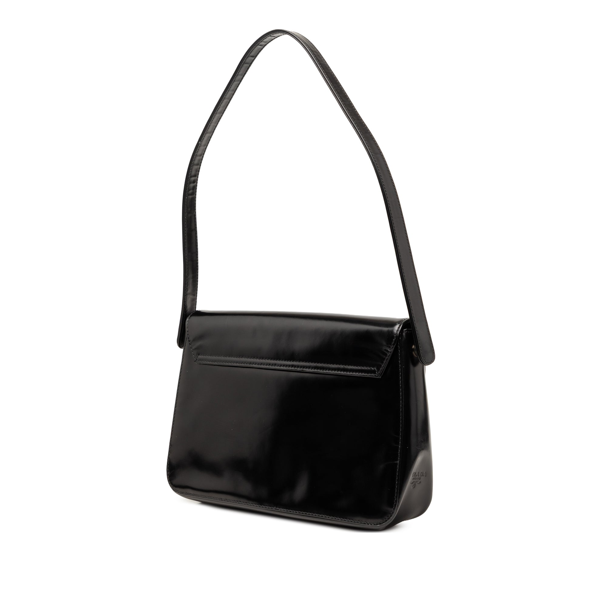 Spazzolato Leather Flap Shoulder Bag - Image 2