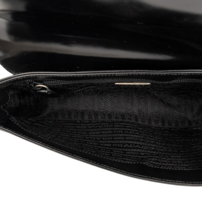 Spazzolato Leather Flap Shoulder Bag - Image 4