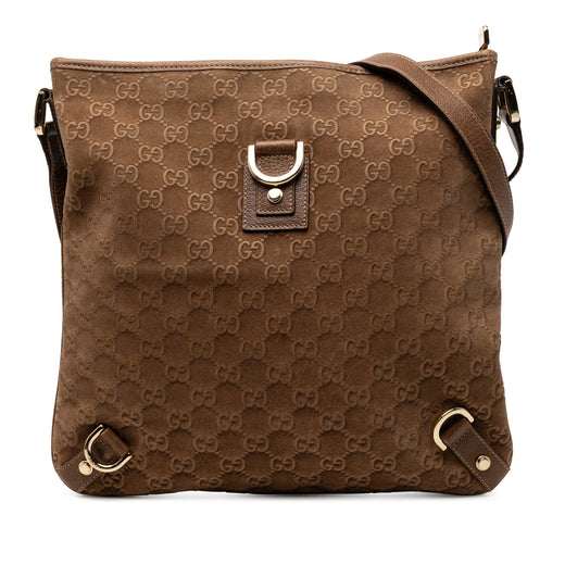 GG Suede Abbey D Ring Crossbody - Image 1