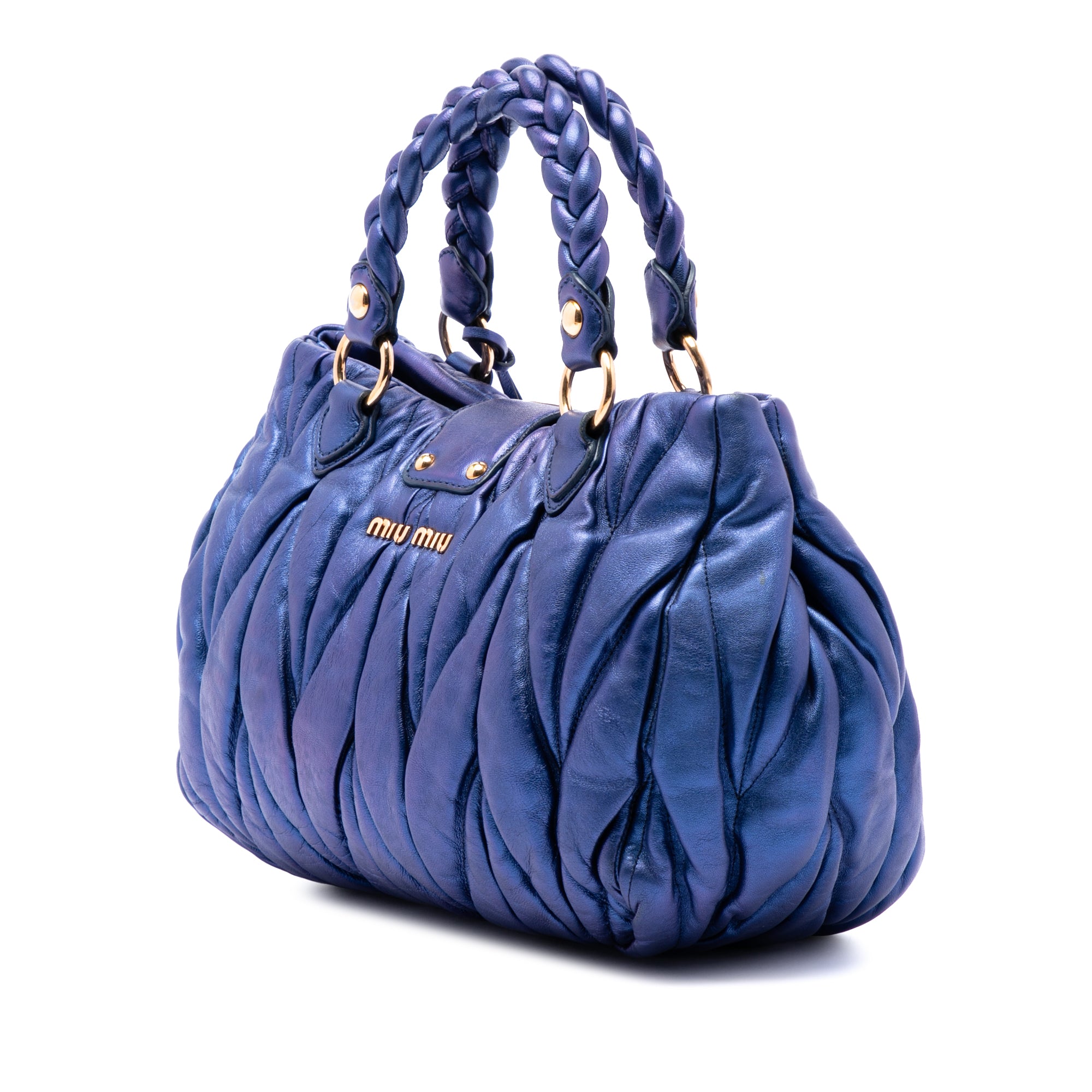 Matelasse Lux Lambskin Bauletto Aperto Satchel - Image 2
