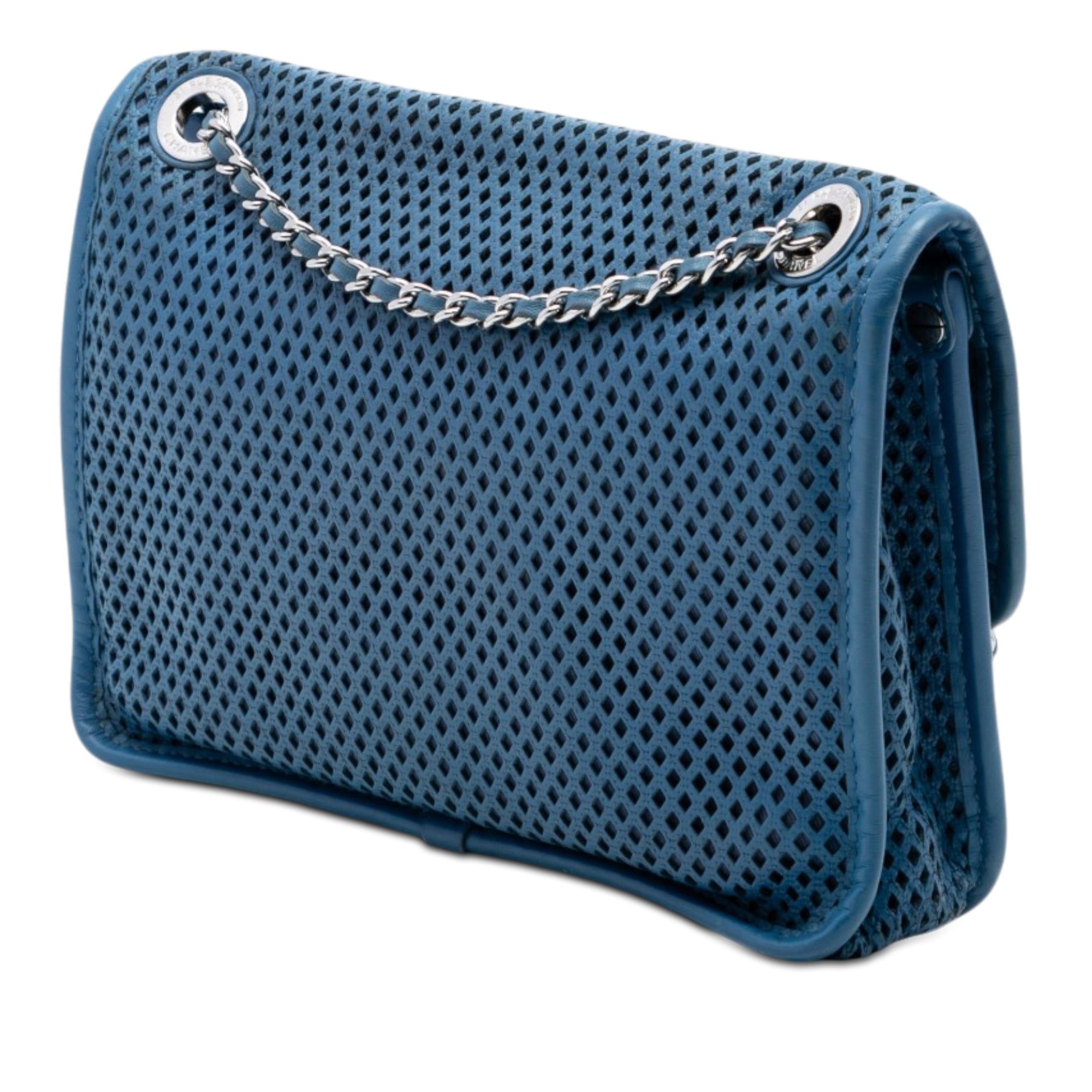 Small Perforated Calfskin Up In The Air Flap - Image 2
