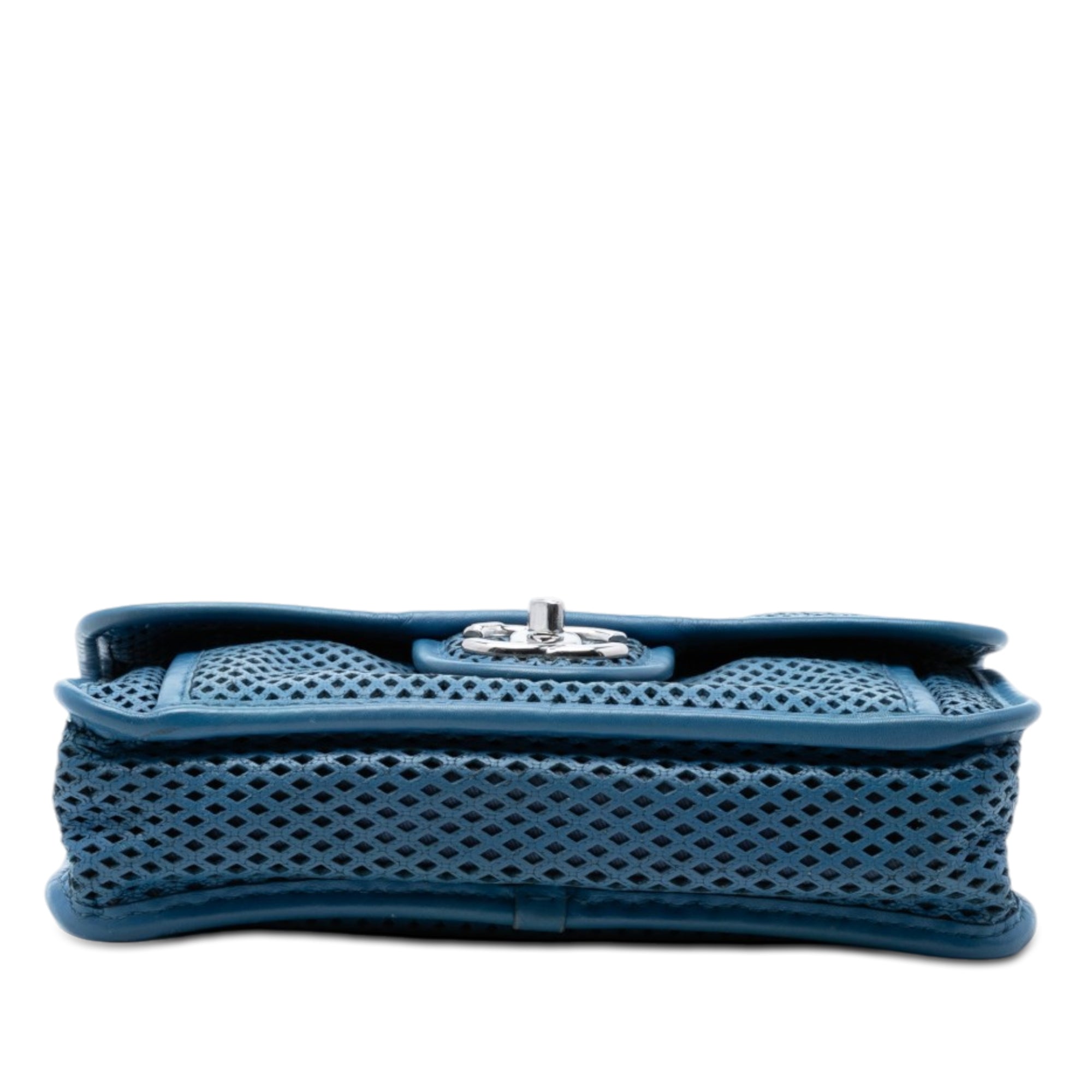 Small Perforated Calfskin Up In The Air Flap - Image 3