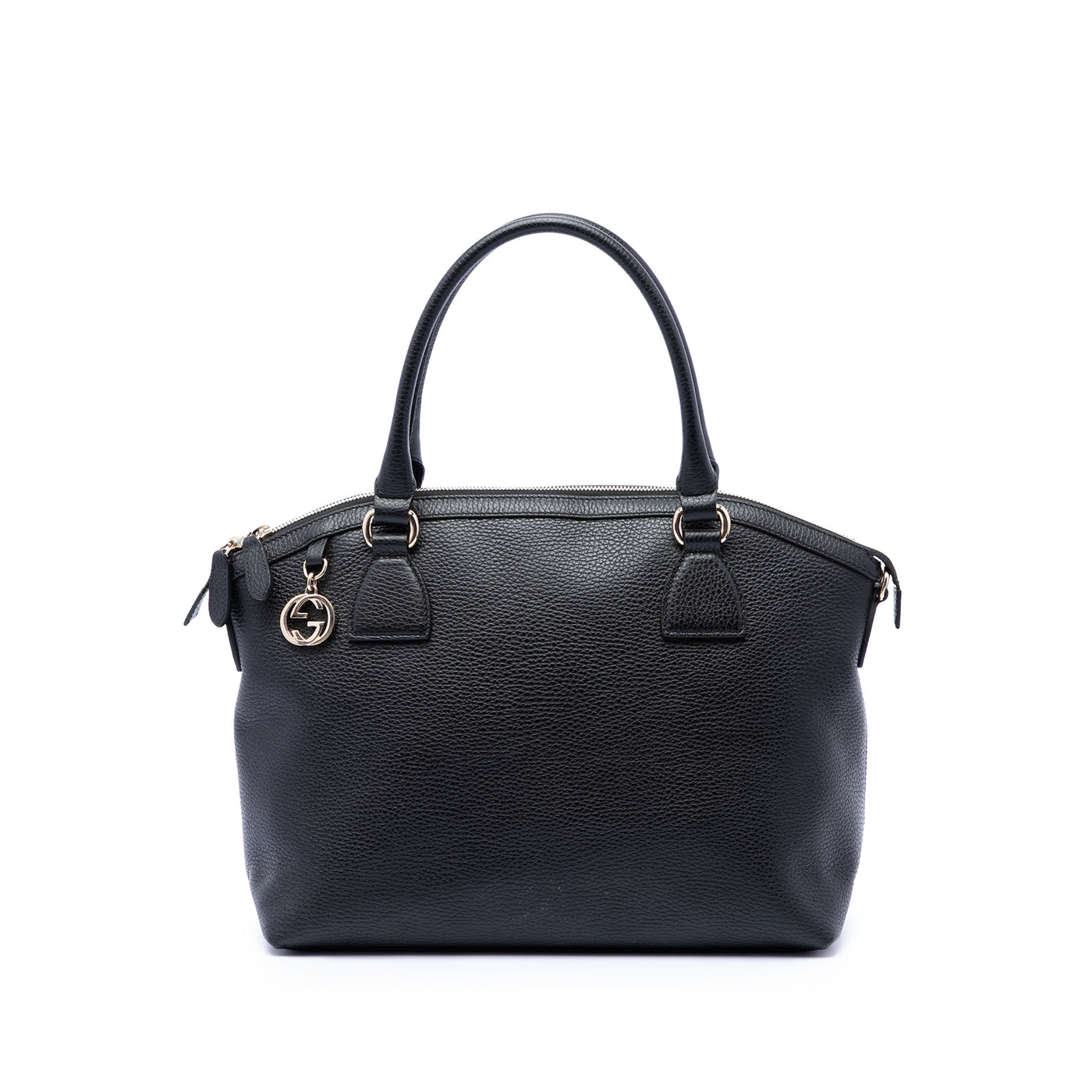 Medium Calfskin GG Charm Dome Satchel - Image 1