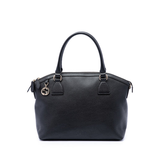 Medium Calfskin GG Charm Dome Satchel - Image 1