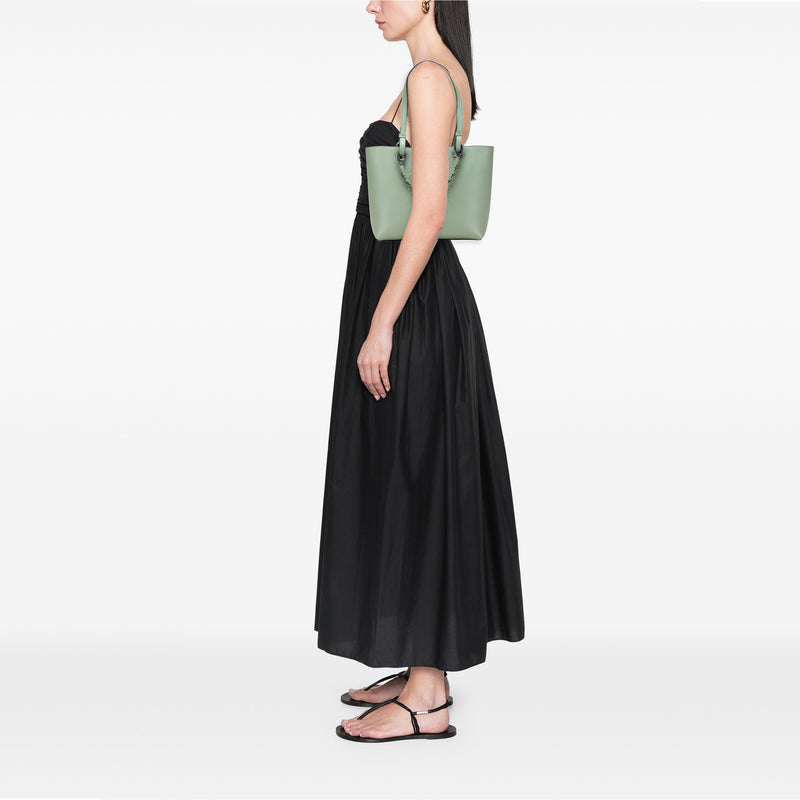 Small Smooth Calfskin Anagram Tote - Image 10