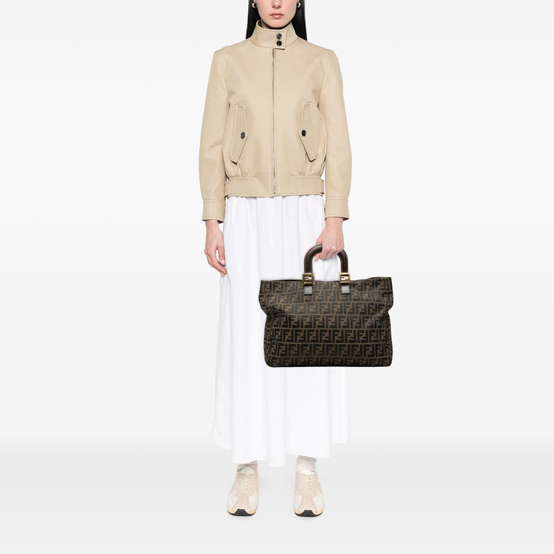 Large Zucca Canvas Twins Tote - Image 6