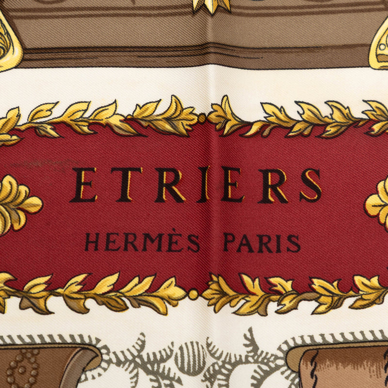 Etriers Silk Scarf 90 - Image 3