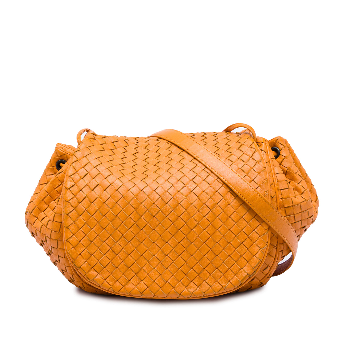 Nappa Intrecciato Flap Crossbody - Image 1