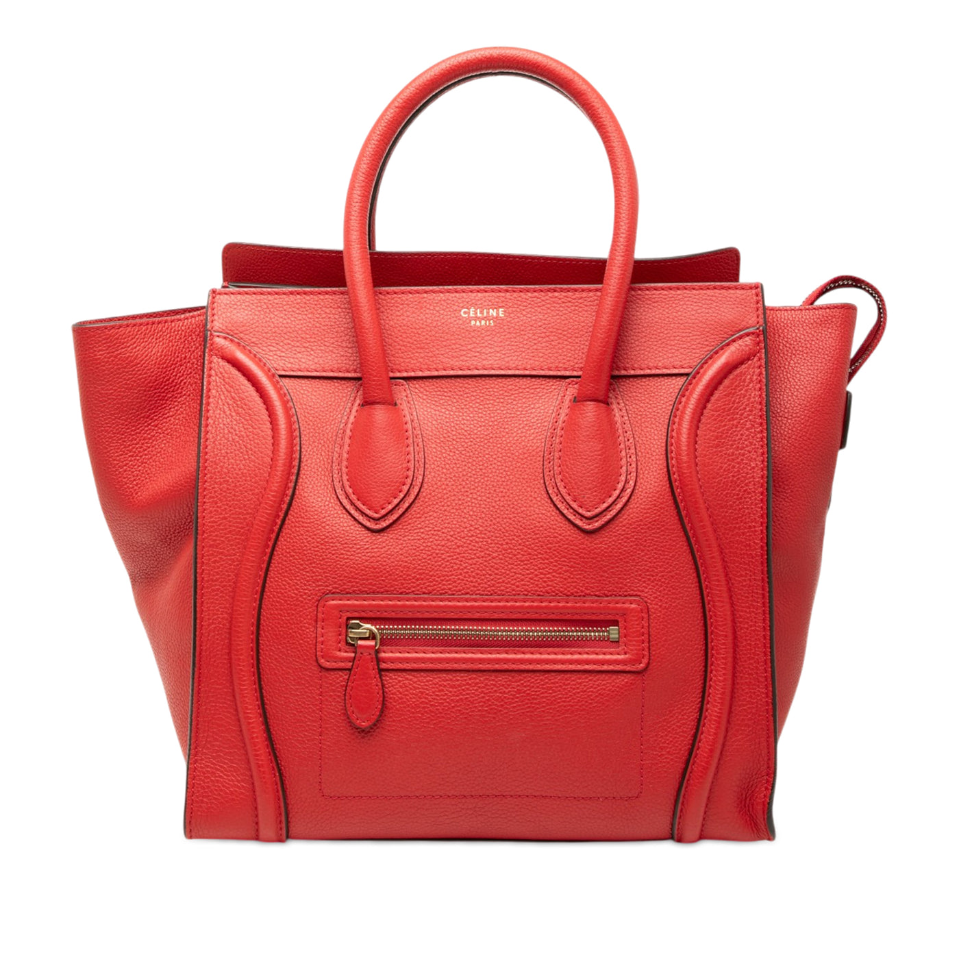 Mini Grained Calfskin Luggage Tote - Image 1