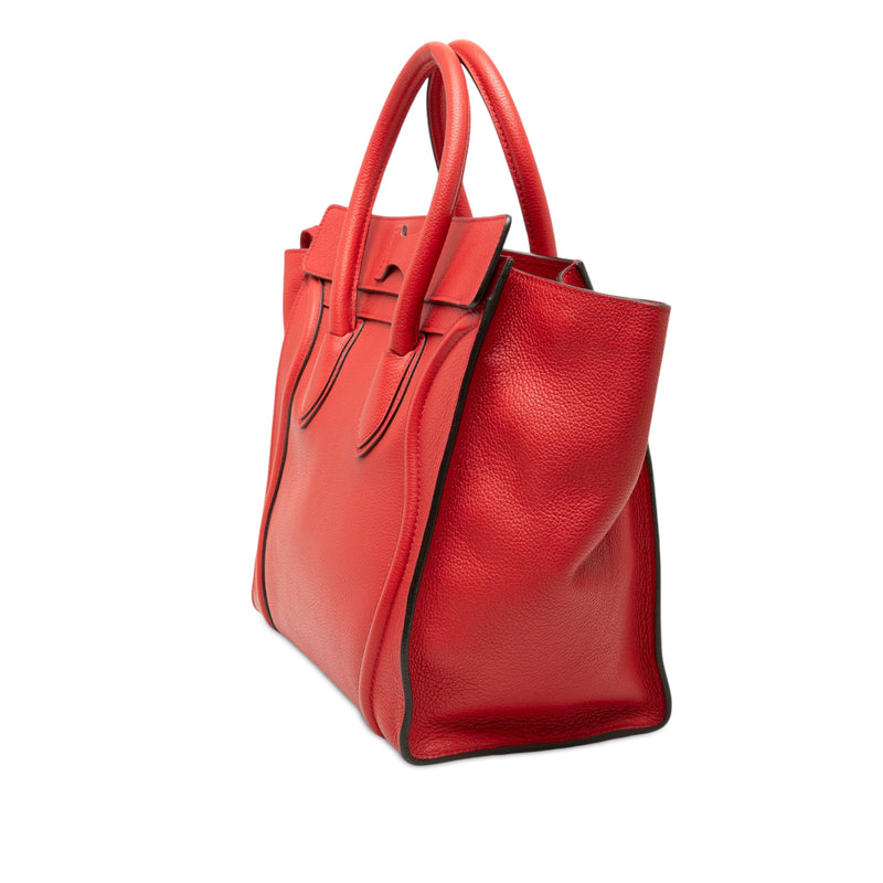 Mini Grained Calfskin Luggage Tote - Image 2