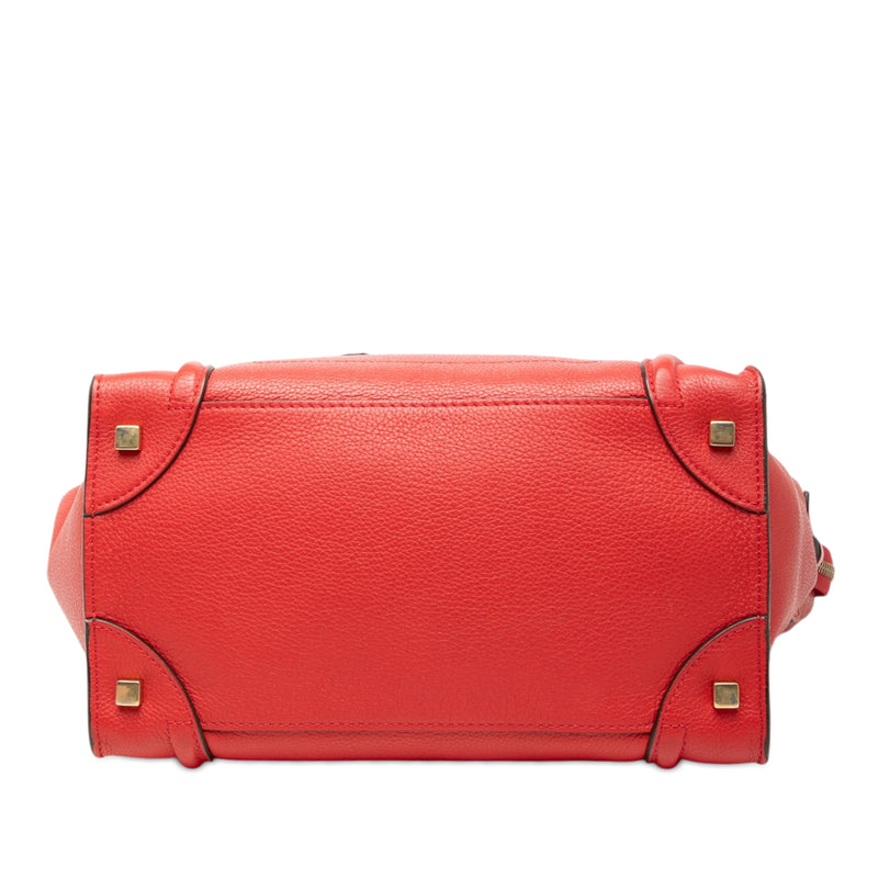 Mini Grained Calfskin Luggage Tote - Image 3