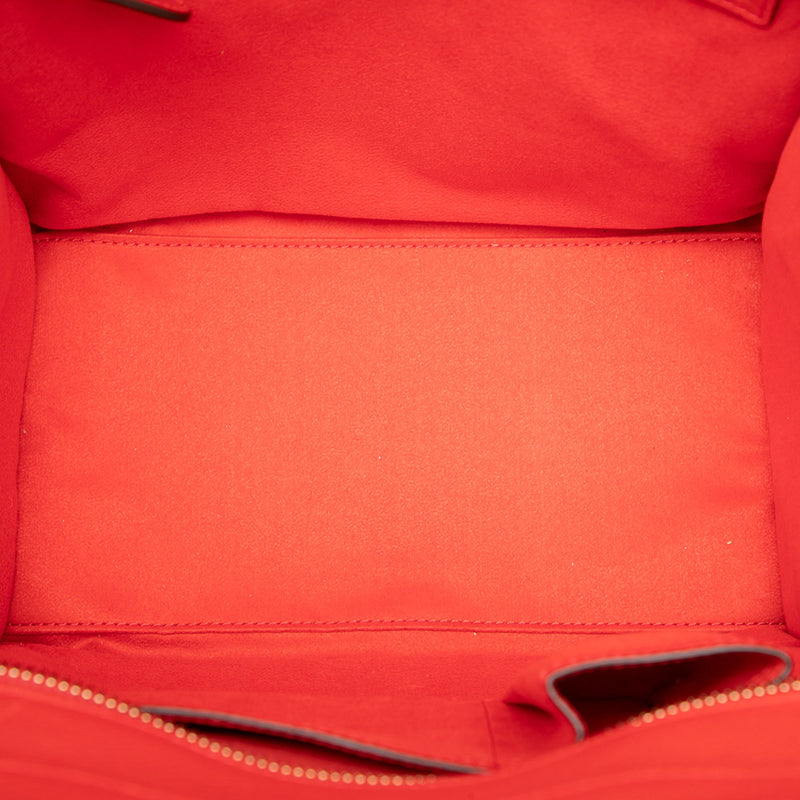Mini Grained Calfskin Luggage Tote - Image 4