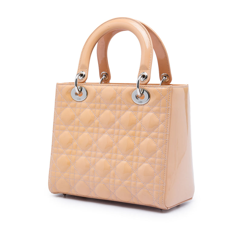 Medium Patent Cannage Lady Dior - Image 2