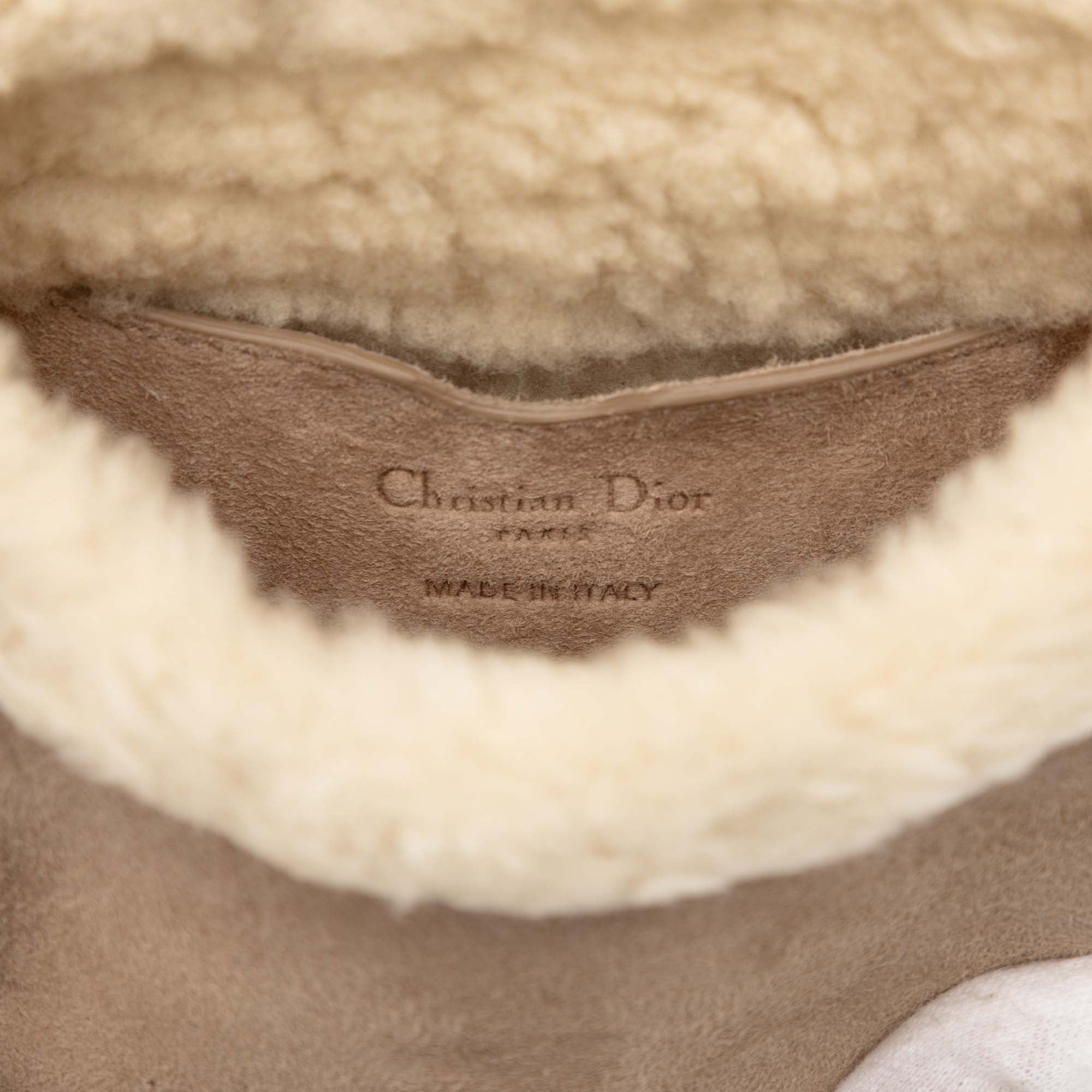 Small Suede Shearling Bobby Crossbody - Image 4