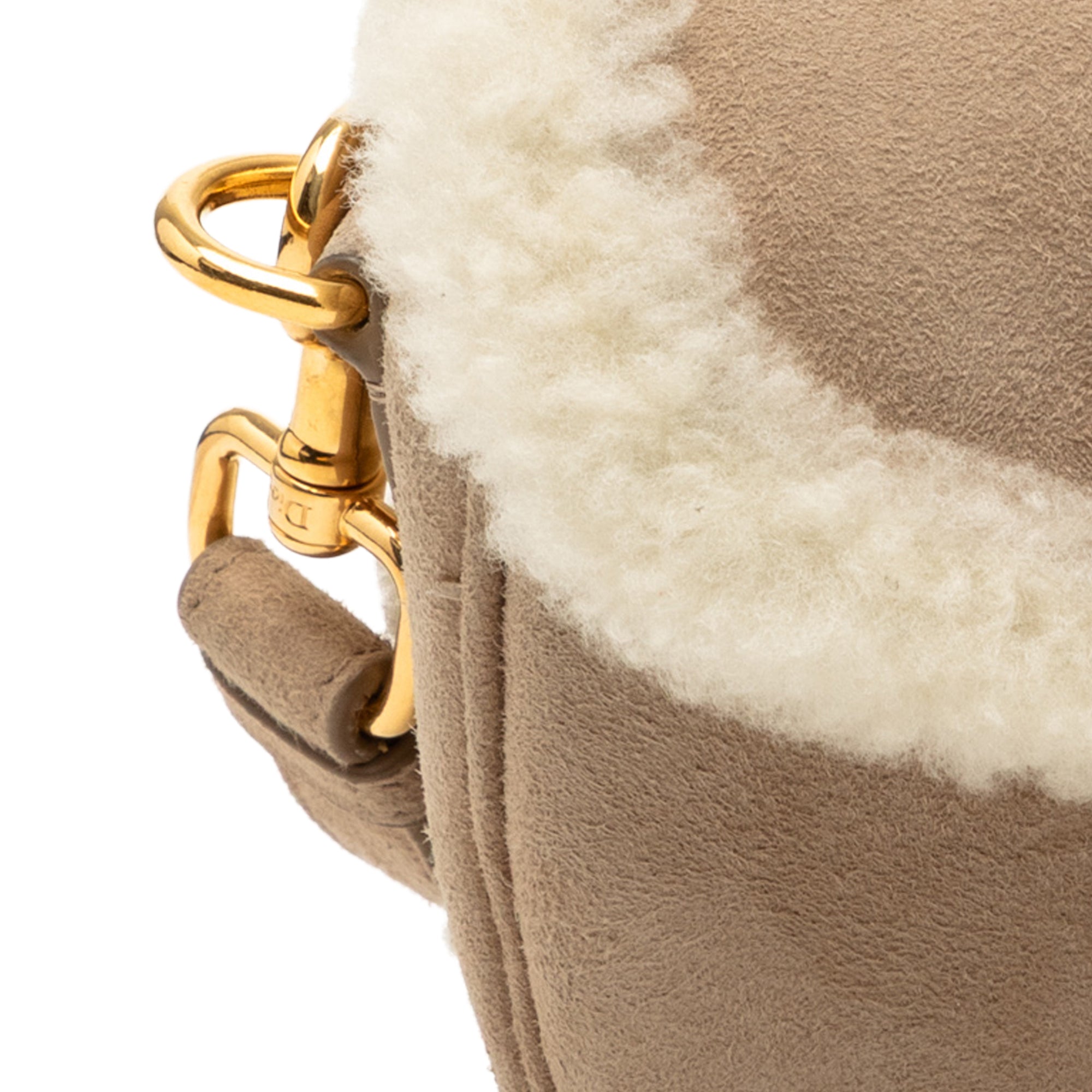Small Suede Shearling Bobby Crossbody - Image 7