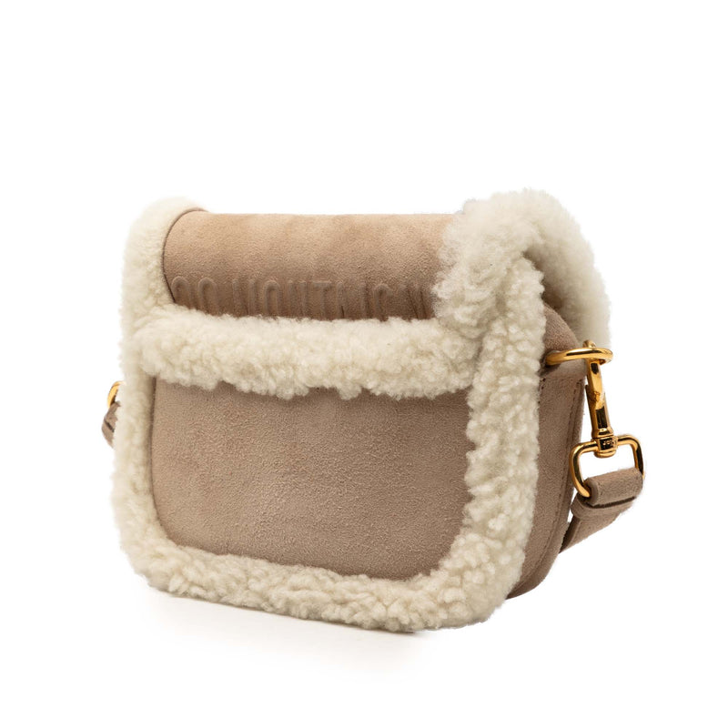 Small Suede Shearling Bobby Crossbody - Image 9