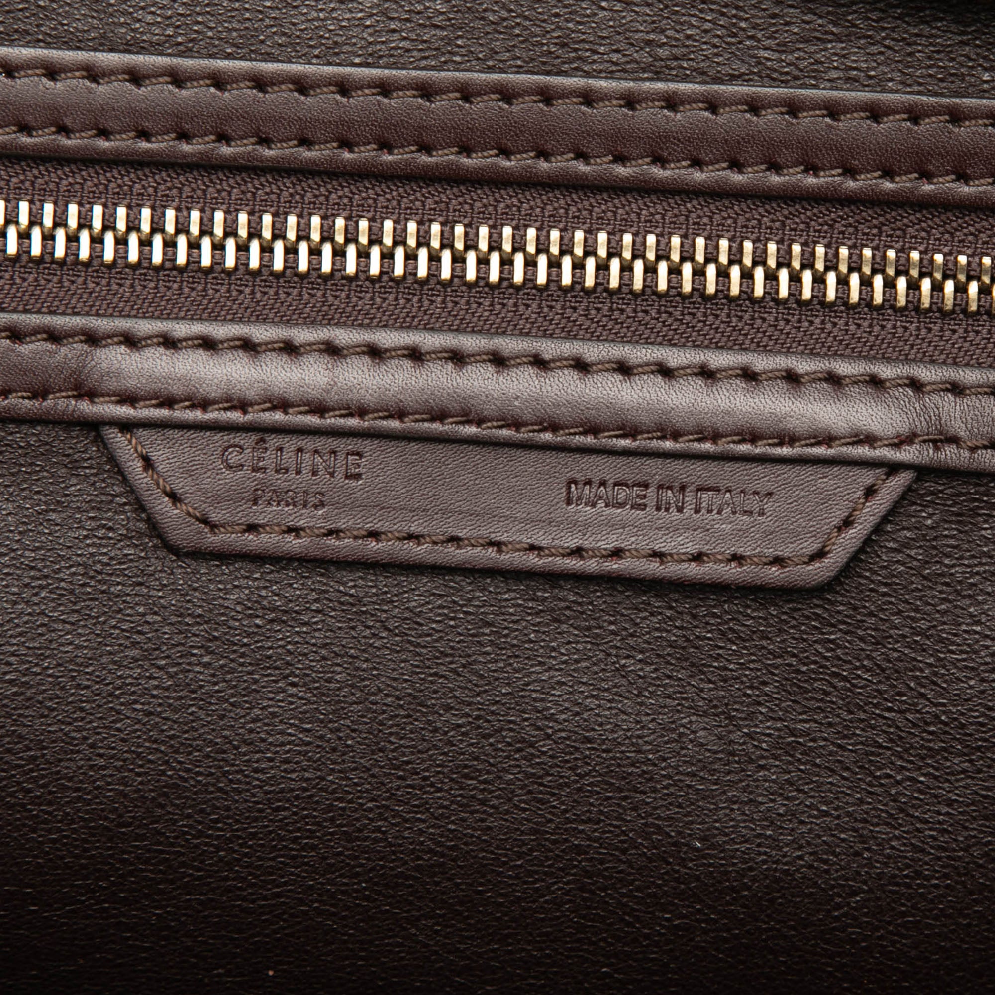 Mini Tricolor Linen and Leather Luggage Tote - Image 5