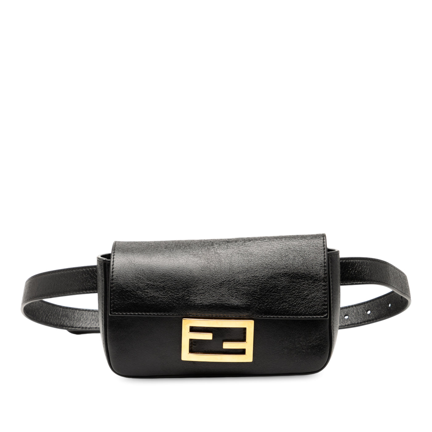Leather FF Logo Baguette Belt Bag - Image 1