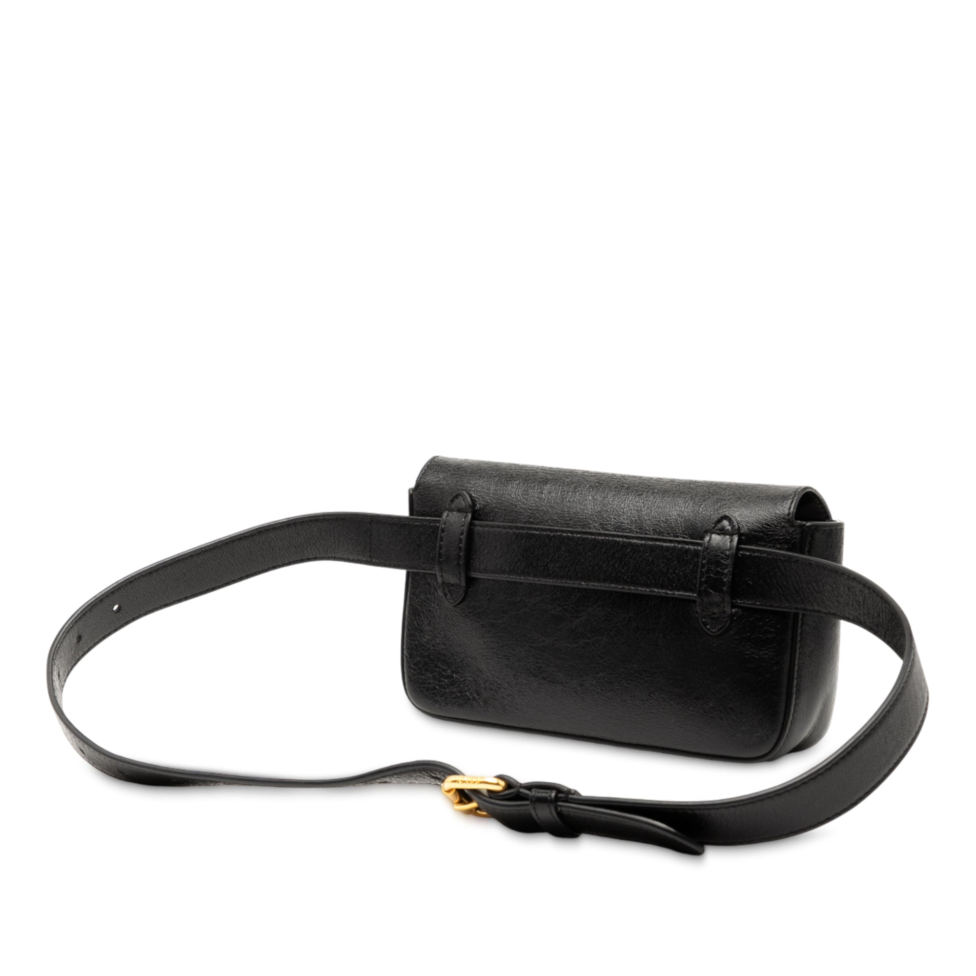 Leather FF Logo Baguette Belt Bag - Image 2