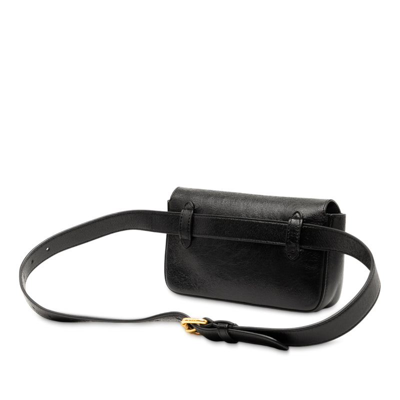 Leather FF Logo Baguette Belt Bag - Image 2