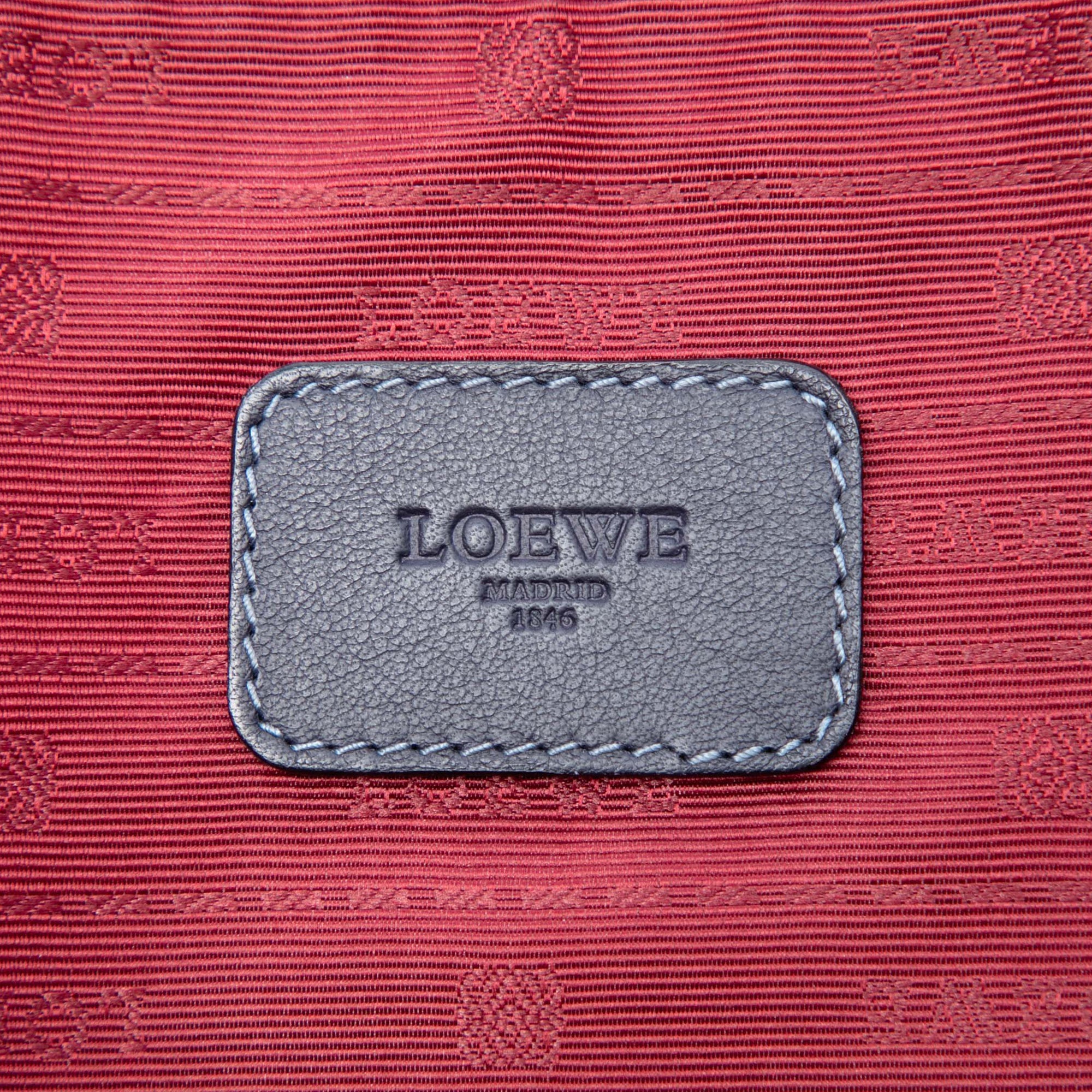 Leather Anagram Toledo Briefcase - Image 5