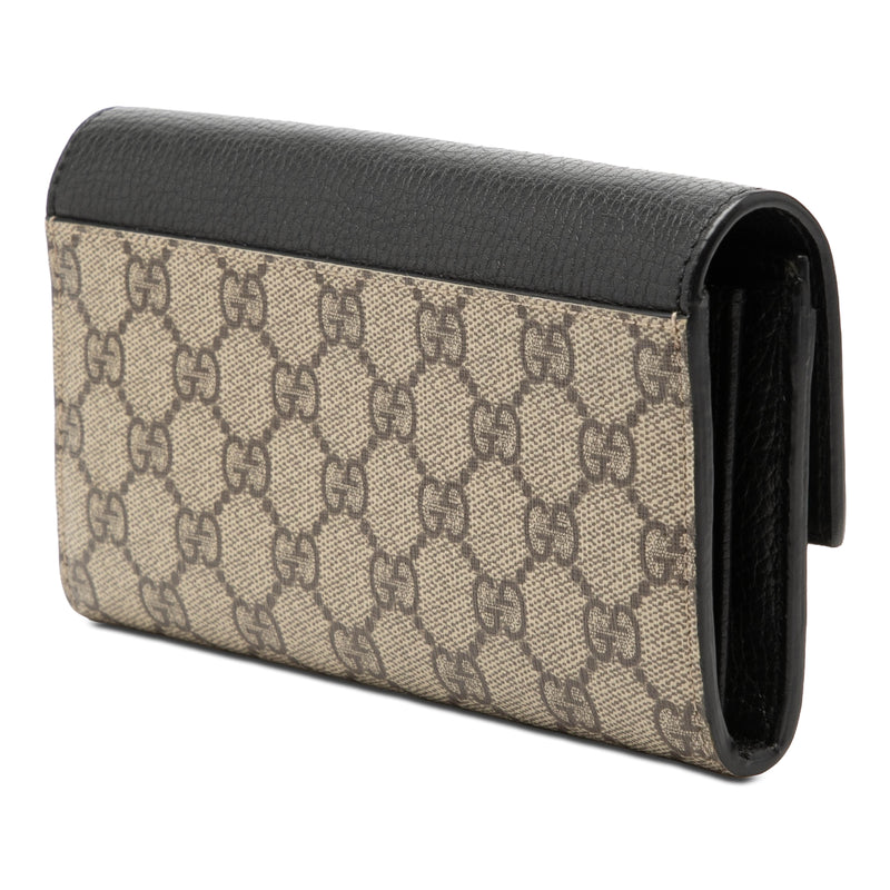 Bicolor GG Marmont GG Supreme Continental Wallet - Image 2