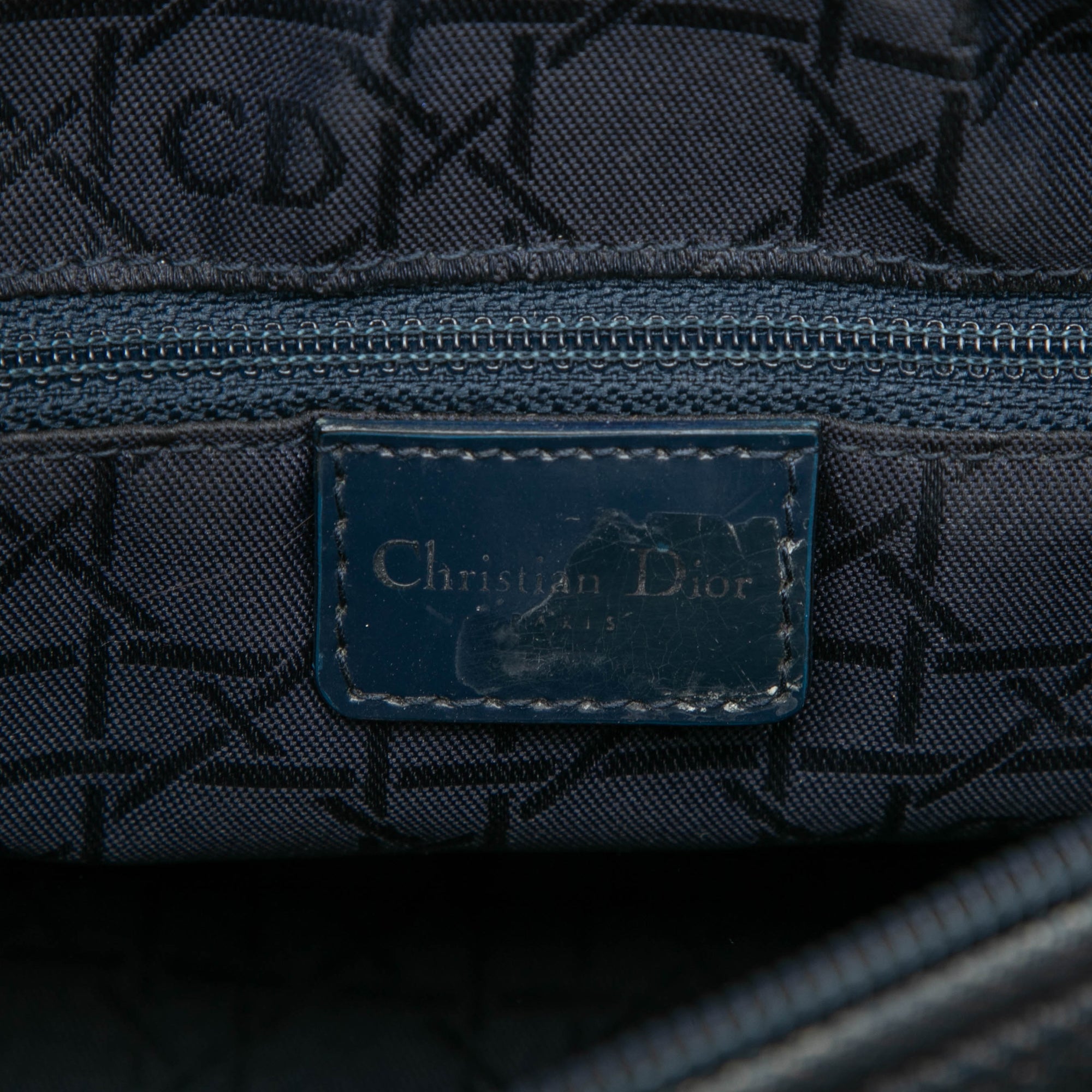 Medium Denim Cannage Lady Dior - Image 5