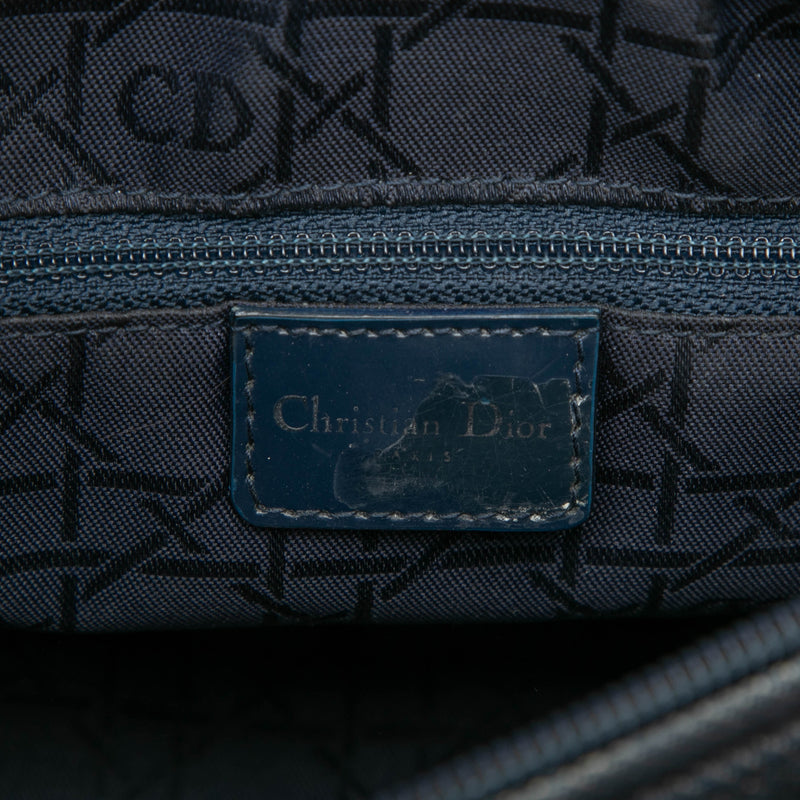 Medium Denim Cannage Lady Dior - Image 5